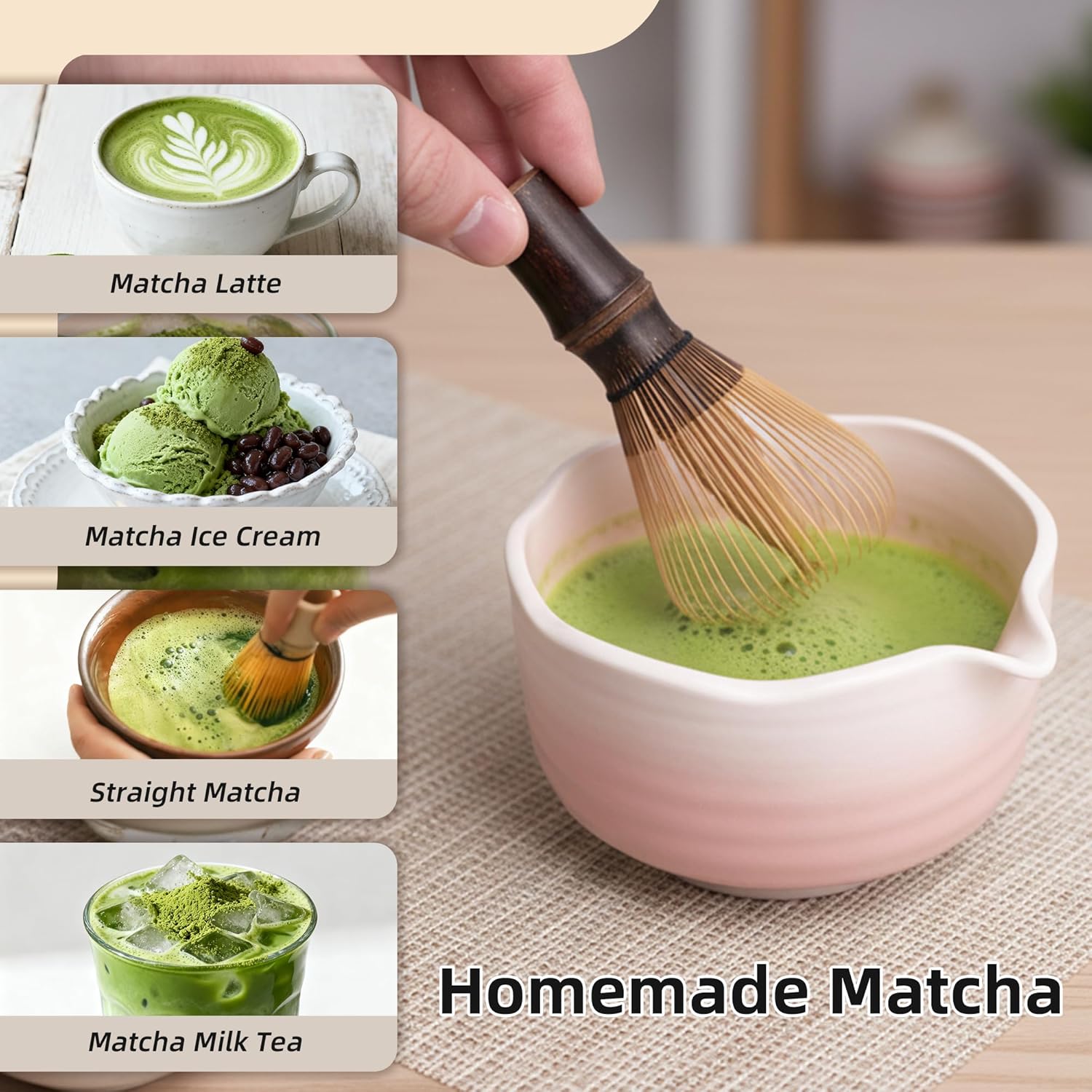 Bamboo Whisk Chasen - Shin Chasen – fouet Matcha en