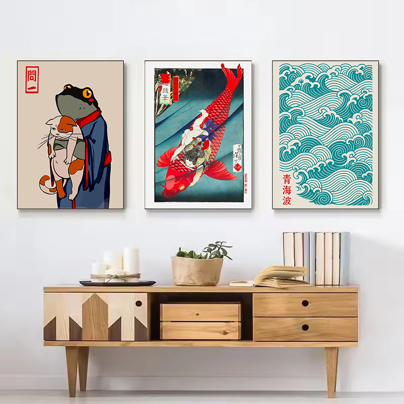 Affiche rétro abstraite sur to - Japanese Lifestyle And Culture avis et prix