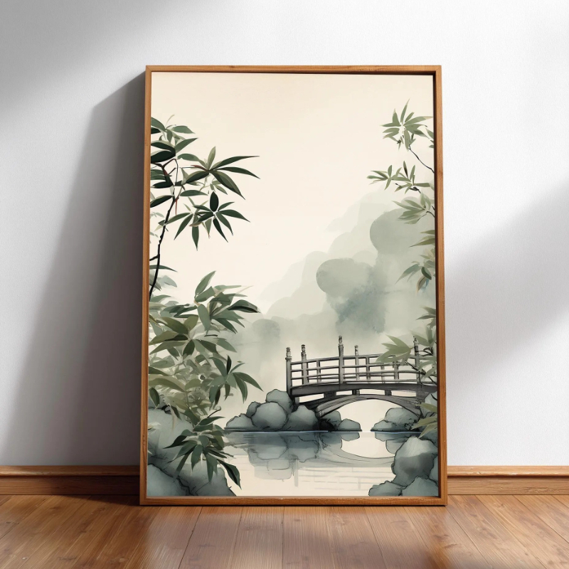 Japandi Wall Art Minimal Botan - Japanese Zen Lifestyle avis et prix