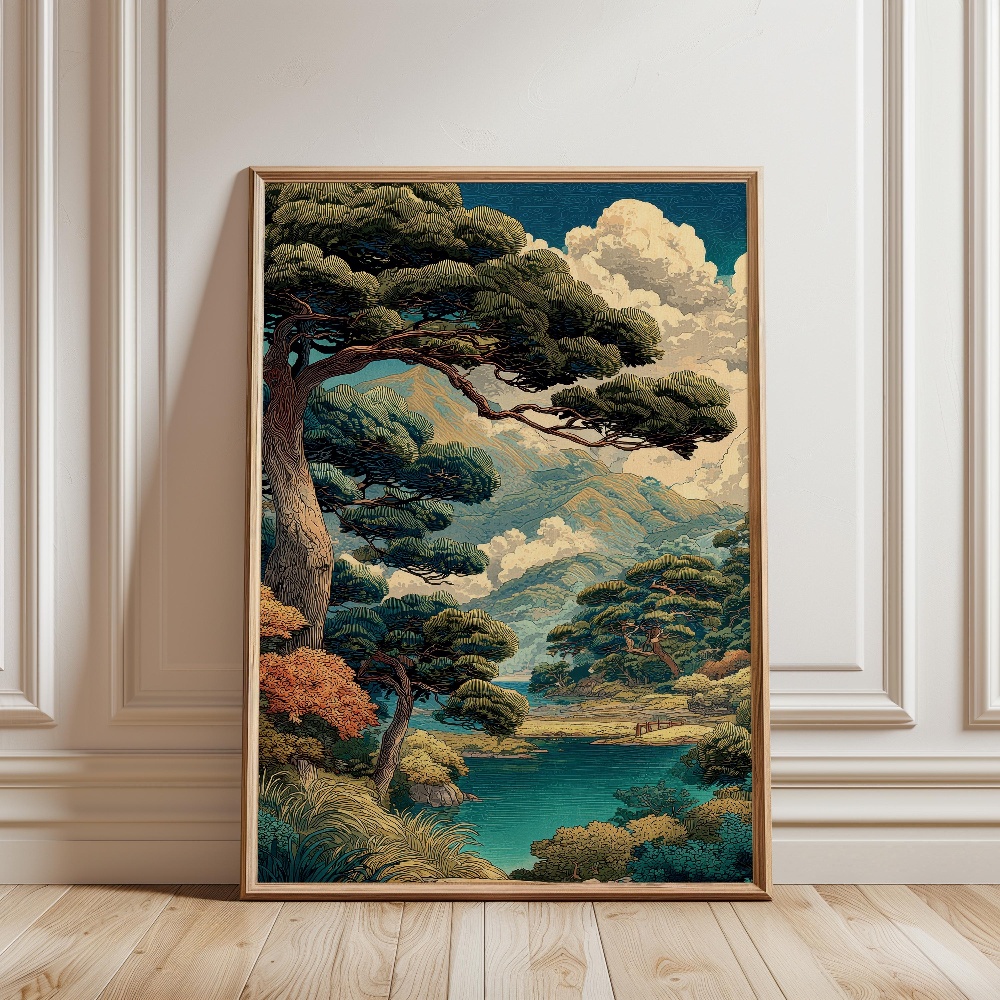 Affiche Paysage du Mont Fuji S - Japanese Zen Lifestyle avis et prix
