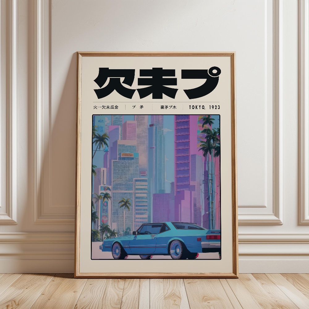 Affiches rétro Tokyo Vaporwave - Japanese Lifestyle And Culture avis et prix