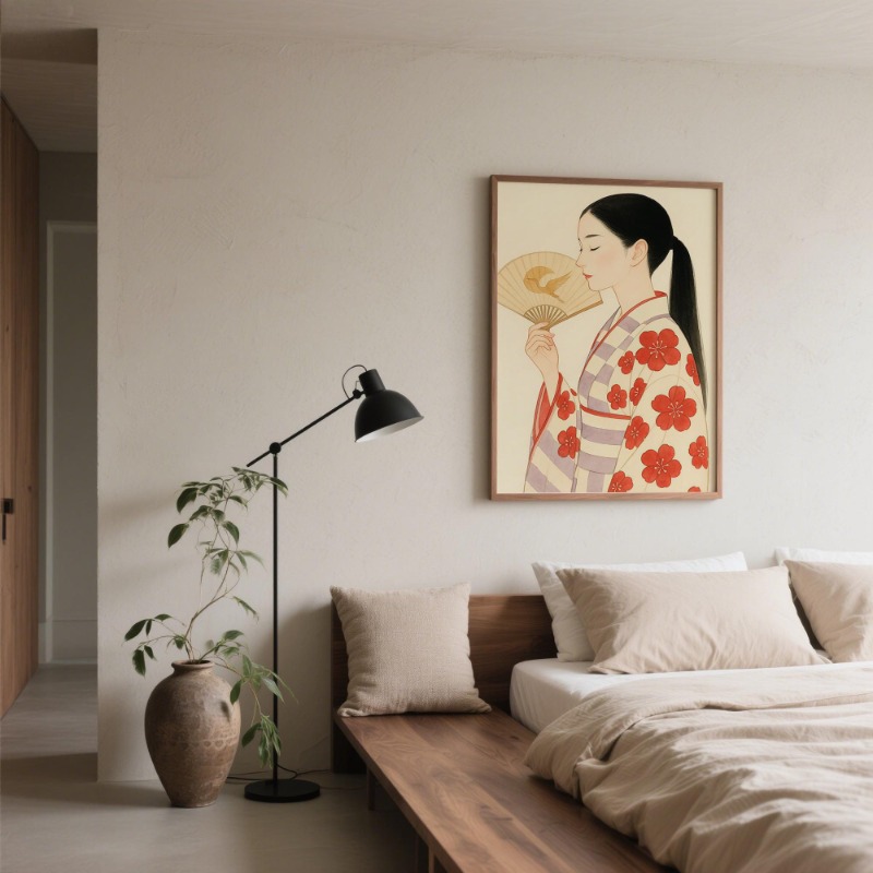 Monte Fuji & Crane japonais im - Japanese Zen Lifestyle avis et prix