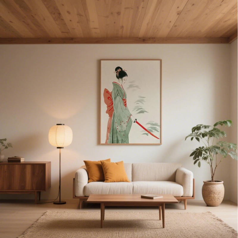 Monte Fuji & Crane japonais im - Japanese Zen Lifestyle avis et prix